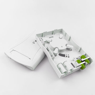 2 cœurs FC/APC panneau de prise de fibre optique en plastique pour réseau LAN filaire intérieur