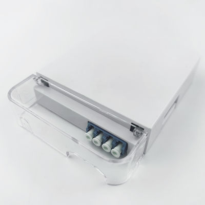 2 cœurs LC/UPC Plastique en fibre optique Plaque faciale de prise pour intérieur dans le réseau FTTH