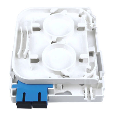 SC UPC Panneau de connexion de plaque de face en fibre optique en plastique pour l'installation de réseaux FTTH intérieurs
