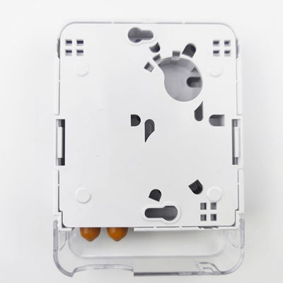 Réseau FTTH intérieur APC en plastique fibre optique plaque de face de prise de courant 2 cœurs ST avec 5