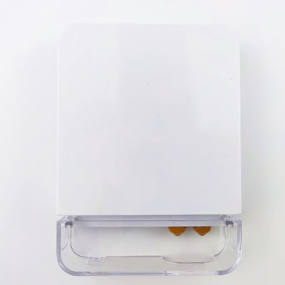 Réseau FTTH intérieur APC en plastique fibre optique plaque de face de prise de courant 2 cœurs ST avec 5