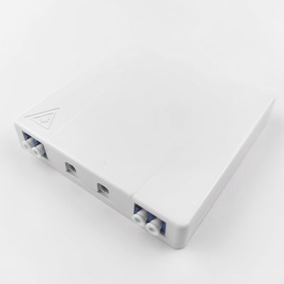 5 Panneau de prise de prise en fibre optique en plastique UPC gris/blanc pour réseau FTTH intérieur