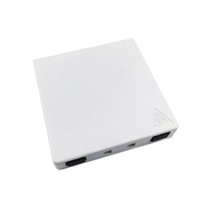 2 cœurs UPC panneau de prise de fibre optique en plastique pour intérieur dans le réseau FTTH