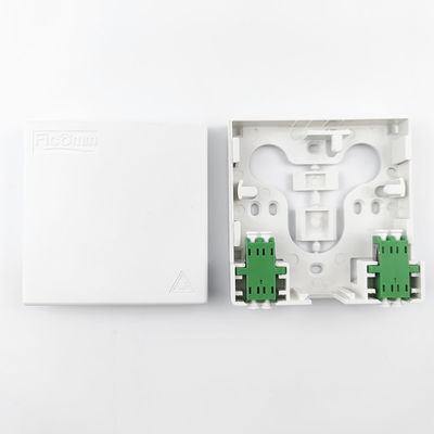 Meilleur panneau de prise de prise en fibre optique en plastique à 2 cœurs LC APC pour réseau LAN filaire 5
