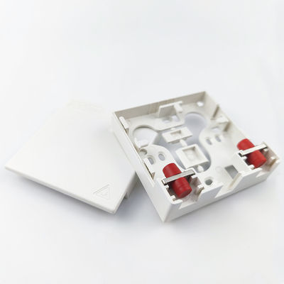 2 cœurs FC UPC Plastique fibre optique panneau de prise de contact pour le réseau intérieur FTTH Choix