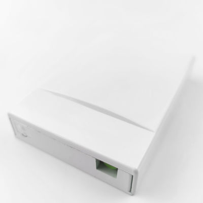2 cœurs FC/APC Panneau de prise de fibre optique en plastique pour réseau FTTH intérieur