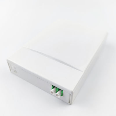 2 cœurs LC APC panneau de prise de fibre optique en plastique pour FTTH Temps blanc 5 ans