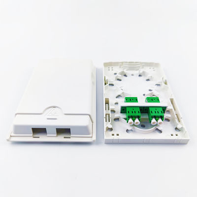 132*83*25 ABS PC 2 cœurs LC APC panneau de prise de fibre optique pour équipement optique