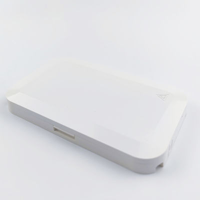 1 port gris APC panneau de prise de fibre optique en plastique pour intérieur dans le réseau FTTH