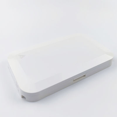 Panneau de connexion de la plaque de face en fibre optique en plastique APC FC blanc/gris pour réseau FTTH intérieur