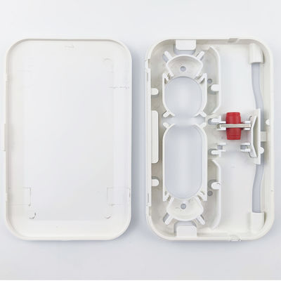 148x88x15 Panneau de prise de fibre optique pour réseau FTTH intérieur Matériau plastique