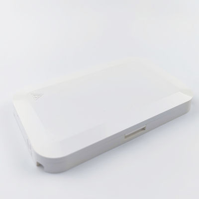 148x88x15 Panneau de prise de fibre optique pour réseau FTTH intérieur Matériau plastique