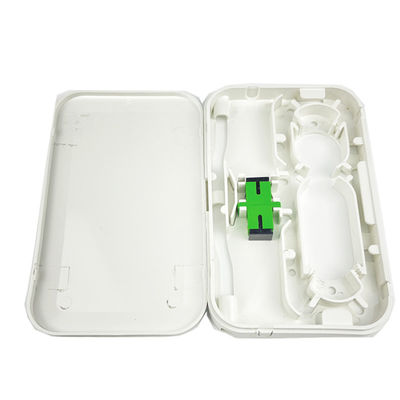 1 Core SC APC Panneau de prise de fibre optique en plastique pour la mise en place de réseaux FTTH en intérieur