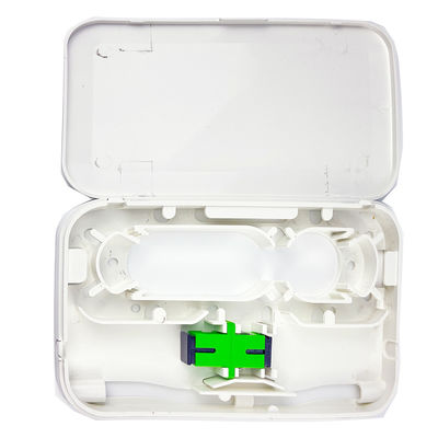 1 Core SC APC Panneau de prise de fibre optique en plastique pour la mise en place de réseaux FTTH en intérieur