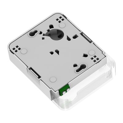 Plaque de face en fibre optique de type APC à 1 noyau blanc/gris pour connexion FTTH intérieure