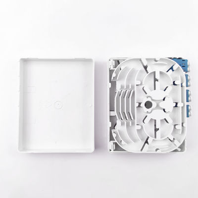 102*81*30mm LC/UPC Plastique en fibre optique Panneau de prise pour réseau FTTH intérieur