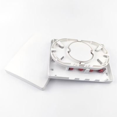 Panneau de prise de fibre optique en plastique FC/UPC utilisé pour le réseau intérieur FTTH 4 cœurs