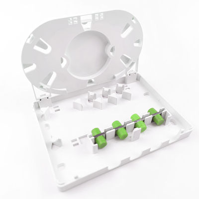 Connecteur FC/APC de type 4 noyaux panneau de prise de fibre optique en plastique pour réseau FTTH