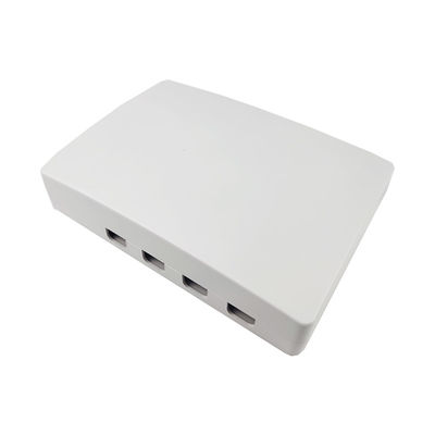 Connecteur FC/APC de type 4 noyaux panneau de prise de fibre optique en plastique pour réseau FTTH