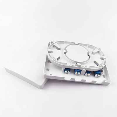 150*110*30mm Réseau FTTH Intérieur 4 cœurs LC UPC Plastique en fibre optique