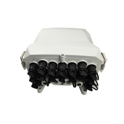 24 cœurs IP65 FTTH monté sur le mur/monté sur les pôles boîte de distribution en fibre optique PC Matériau ABS