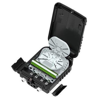 Boîte de distribution en fibre optique ABS PC pour montage mural IP65 à haute densité 24/36 cœurs