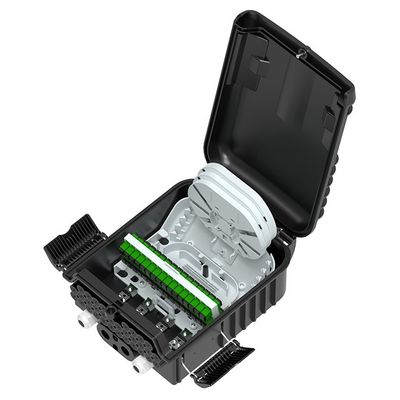 Boîte de distribution en fibre optique ABS PC pour montage mural IP65 à haute densité 24/36 cœurs