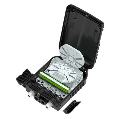 Boîte de terminaison en fibre optique de réseau FTTH avec 24 cœurs Boîte de distribution de fibres à haute densité