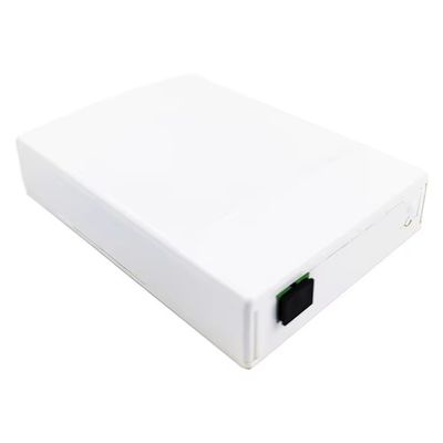 Temps 5 ans 2 cœurs SC APC panneau de prise de fibre optique en plastique pour réseau FTTH