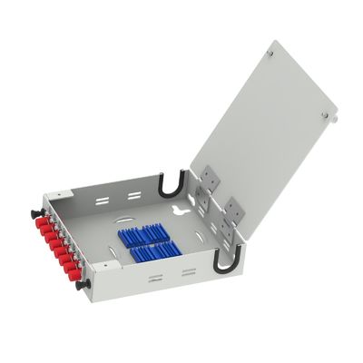 FTTX boîte de bornes FTTH en acier laminé à froid à 8 cœurs à fibre optique pour la distribution en réseau