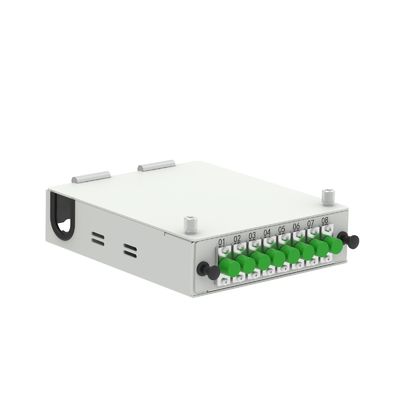 Boîte de distribution en fibre optique de type FC APC en aluminium à 8 cœurs pour terminaux FTTH/FTTX réseau