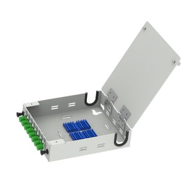 Boîte de distribution en fibre optique de type FC APC en aluminium à 8 cœurs pour terminaux FTTH/FTTX réseau
