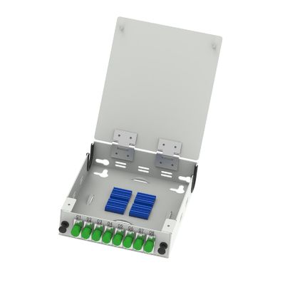 Boîte de distribution en fibre optique de type FC APC en aluminium à 8 cœurs pour terminaux FTTH/FTTX réseau