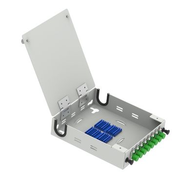 Boîte de distribution en fibre optique de type FC APC en aluminium à 8 cœurs pour terminaux FTTH/FTTX réseau