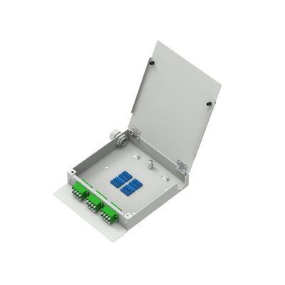 Réseau d'acier laminé à froid ODN Power LC APC de type 12 cœurs Boîte de borne FTTH à fibres optiques