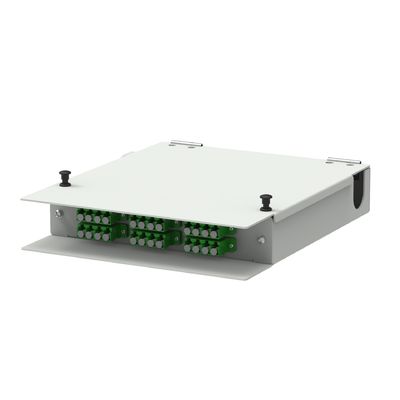 Réseau d'acier laminé à froid ODN Power LC APC de type 12 cœurs Boîte de borne FTTH à fibres optiques