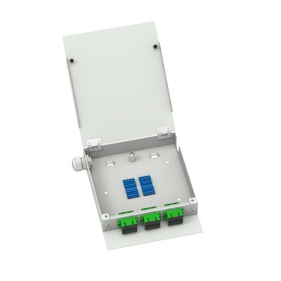 4 cœurs panneau de prise de fibre optique en plastique pour le réseau FTTH intérieur 5- Hangzhou