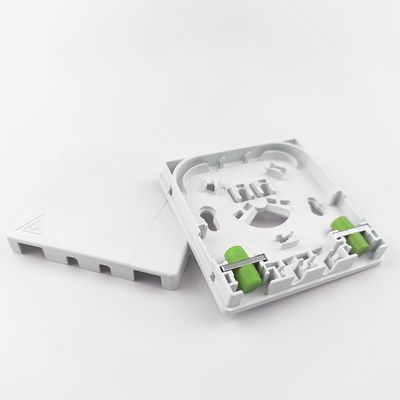2 cœurs FC APC Panneau de prise de fibre optique en plastique pour le réseau FTTH ODN à densité