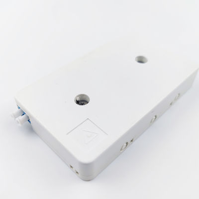 ABS 2 cœurs LC UPC panneau de prise de fibre optique en plastique pour réseau FTTH intérieur
